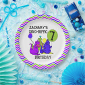 Dino-Riffic 7th Birthday Paper Borden Papieren Bordje (Feest)