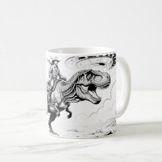 Dino-rijdende Cowboy Koffiemok