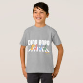 Dino Road Crossing Dinosaurs T-shirt (Voorkant volledig)