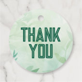 Dino Roar Birthday Bash Bedankjes Labels (Achterkant)