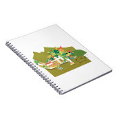 Dino Roar - Kids Kunst voor CHOC Notitieboek (Rechterzijde)