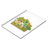 Dino Roar - Kids Kunst voor CHOC Notitieboek (Linkerzijde)