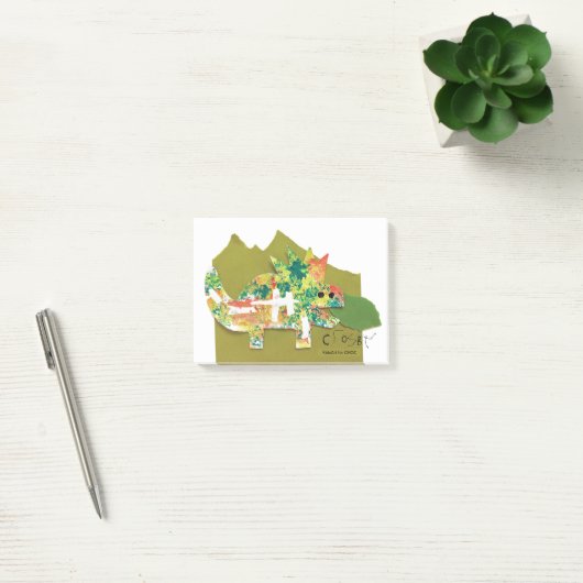 Dino Roar - Kids Kunst voor CHOC Post-it® Notes (Kantoor)