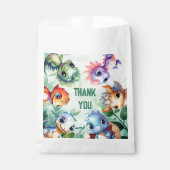 Dino Roar Verjaardag Bash Favoriete Tassen Bedankzakje (Voorkant)