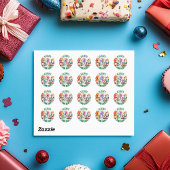 Dino Roar Verjaardag Ronde Sticker