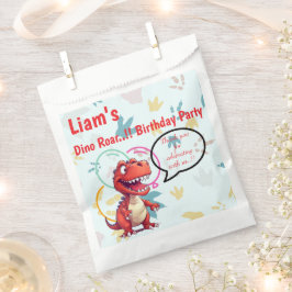 Dino Roar verjaardagsfeestje Bedankzakje