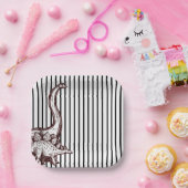 Dino Roarsome Verjaardagsfeest Bord ontwerp (Feest)