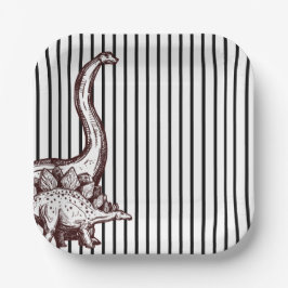 Dino Roarsome Verjaardagsfeest Bord ontwerp