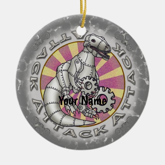 Dino-robot ornament  (Voorkant)
