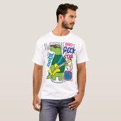 dino rock star t-shirt (Voorkant volledig)