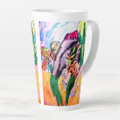 Dino rotsen  latte mok (Rechterhoek)