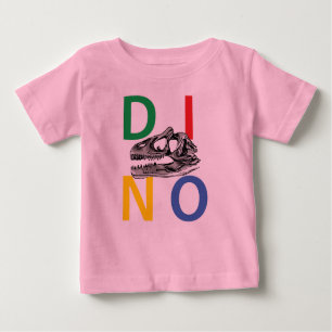 DINO - Roze Baby Fine Jersey T-Shirt