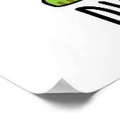 Dino-salty Funny Dinosaur Pun Poster (Hoek)