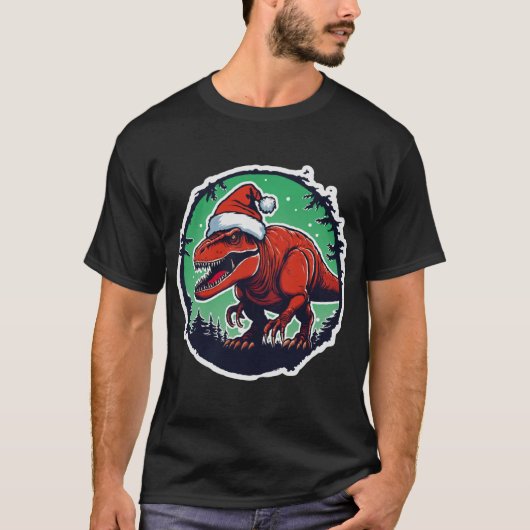 Dino Santa T-shirt (Voorkant)