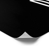 Dino-Sauce Grappige Dinosaurus Pun Donker BG Poster (Hoek)