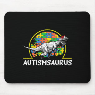 Dino-saurus Autisme Bewustzijn Cadeaus Voor Kinder Muismat
