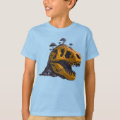 Dino Schedel Eiland Grafisch T-Shirt (Voorkant)