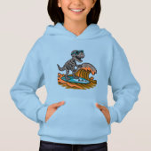 Dino Schedel Eiland Grafisch T-Shirt (Voorkant)
