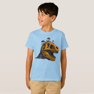 Dino Schedel Eiland Grafische T-Shirt