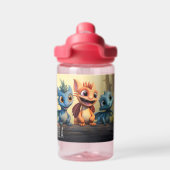 Dino-Sipper: Drink prehistorisch plezier Waterfles (Achterkant)