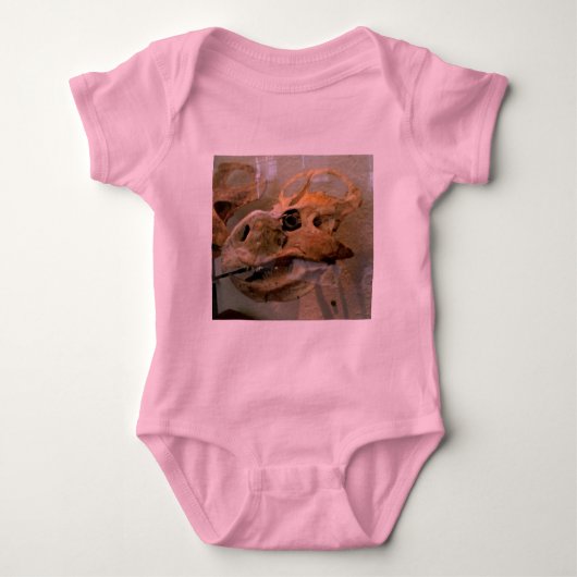 Dino Skull Oil Painting Romper (Voorkant)
