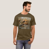 Dino Skull Oil Painting T-shirt (Voorkant volledig)