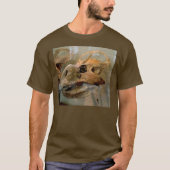 Dino Skull Oil Painting T-shirt (Voorkant)