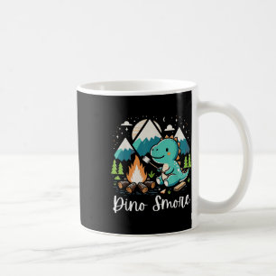 Dino S'more Grappige Camping Dinosaurus Kampeerder Koffiemok