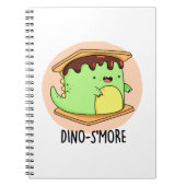 Dino-smore Leuke Dinosaurus Smore Grappige Uitdruk Notitieboek (Voorkant)