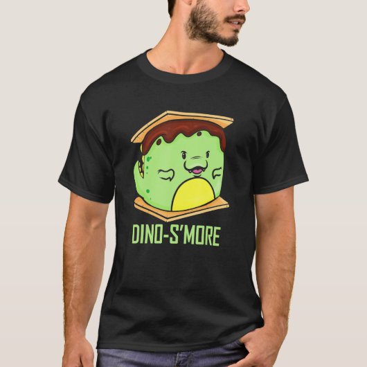 Dino Smore S'more Rex Marshmallow T-shirt (Voorkant)