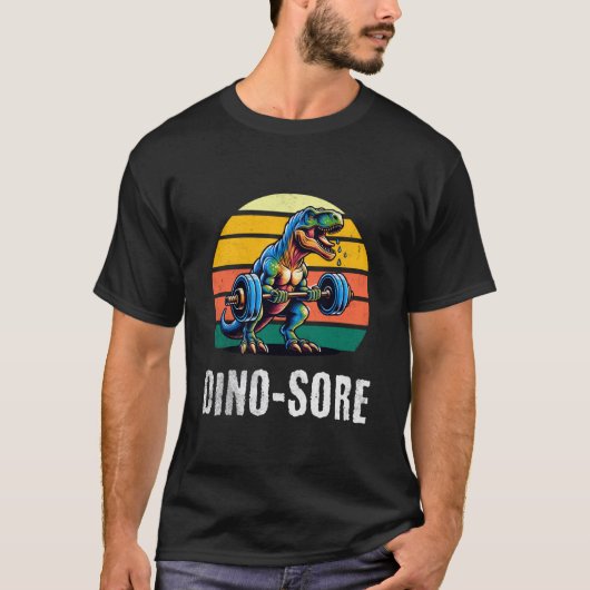 Dino Sore Grappige Dinosaurus 1 T-shirt (Voorkant)