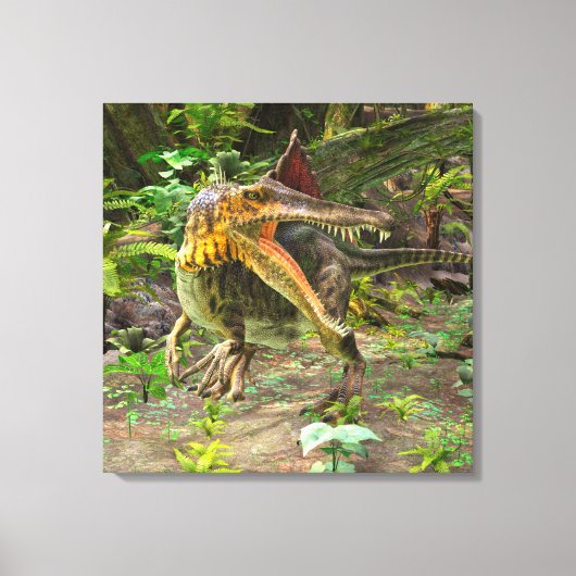 Dino Spinosaurus Canvas Afdruk (Voorkant)