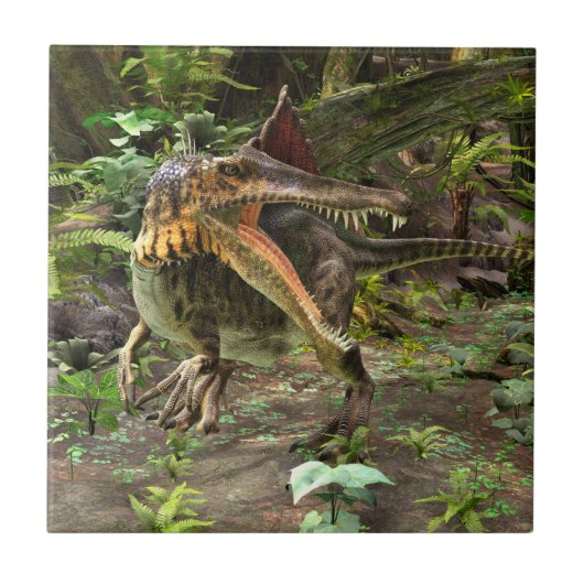 Dino Spinosaurus Tegeltje (Voorkant)