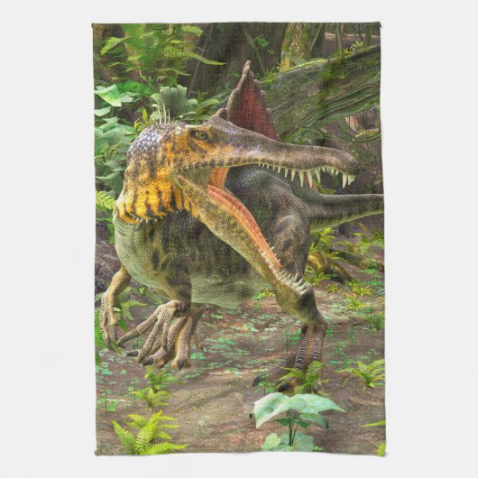 Dino Spinosaurus Theedoek (Verticaal)