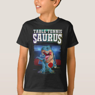 Dino Sport Table Tennis speelt Trex T-shirt
