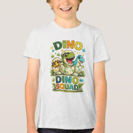 Dino Squad Jongen Tri-Blend Shirt