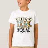 Dino Squad: Terug naar School Avontuur voor Kinder T-shirt (Voorkant)