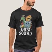 Dino Squad Toekomstige Paleontoloog Fossiele Dinos T-shirt (Voorkant)