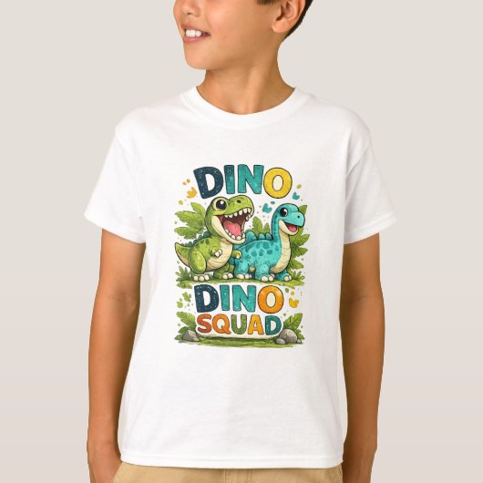 Dino Squad Vrienden T-shirt (Voorkant)