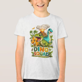 Dino Squad Vulkaan Tri-Blend Shirt