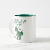 Dino St. Patrick's Day Mok (Voorkant links)