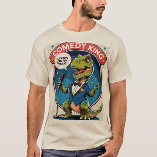 Dino Stand-Up Star T-shirt (Voorkant)