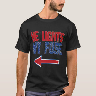 Dino Statue Of Liberty 4 juli T-shirt Jongens Amer