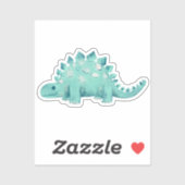 Dino Stegosaurus Sticker (Vel)