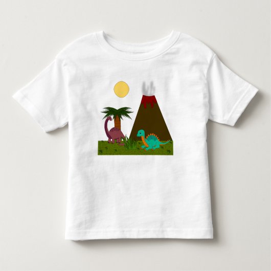 Dino-stijl Kinder Shirts (Voorkant)