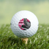 Dino Synth Muzikant Golfballen (Insitu Shirt)