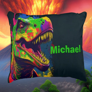 Dino T Rex Cute Kinder Accent Pillow Accent Kussen