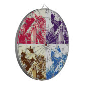 Dino T-Rex Dartbord (Voorkant Links)