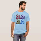 Dino T-Rex Pop Art T-shirt (Voorkant volledig)