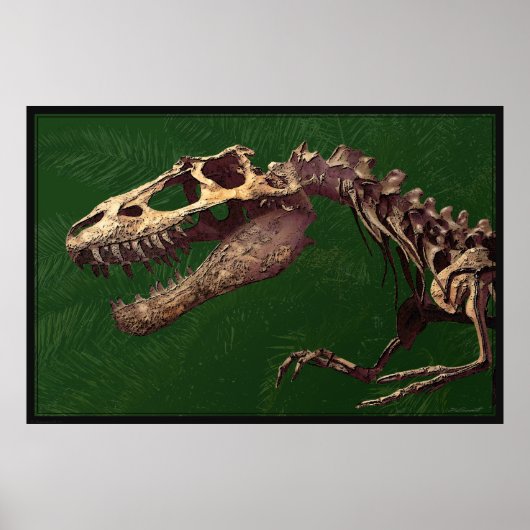 Dino T Rex Poster -60x40 -andere beschikbare forma (Voorkant)
